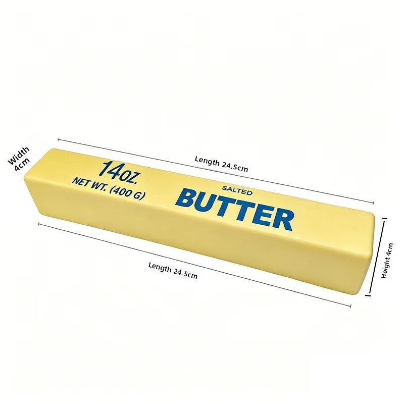 Large Butter Stick Slow Rebound Stress Relief Toy