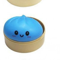 Stress-relief toy in the shape of a steamed bun