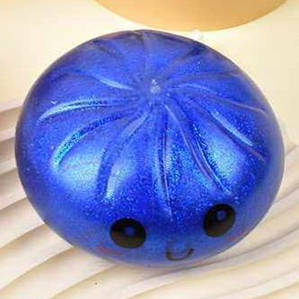 Stress-relief toy in the shape of a steamed bun